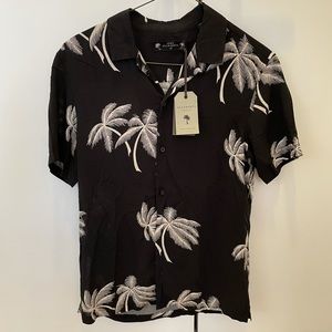 ALLSAINTS Offshore Short Sleeve Palm Tree Shirt